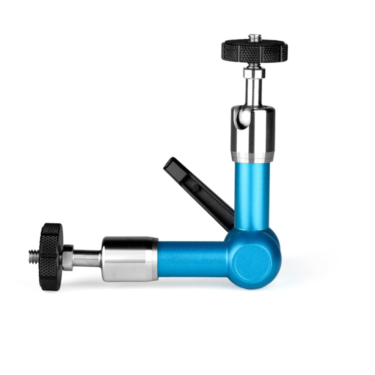 YELANGU A75 7-inch Blue Articulating Magic Arm with Adjustable Friction