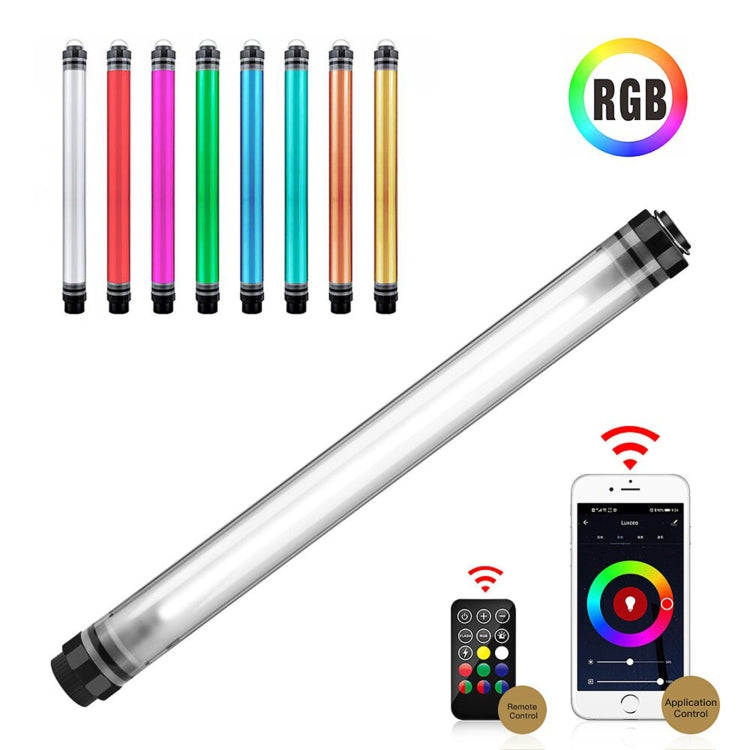 LUXCeO P7RGB Pro Colorful Photo LED Stick Video Light with Remote Control and Mobile App Integration