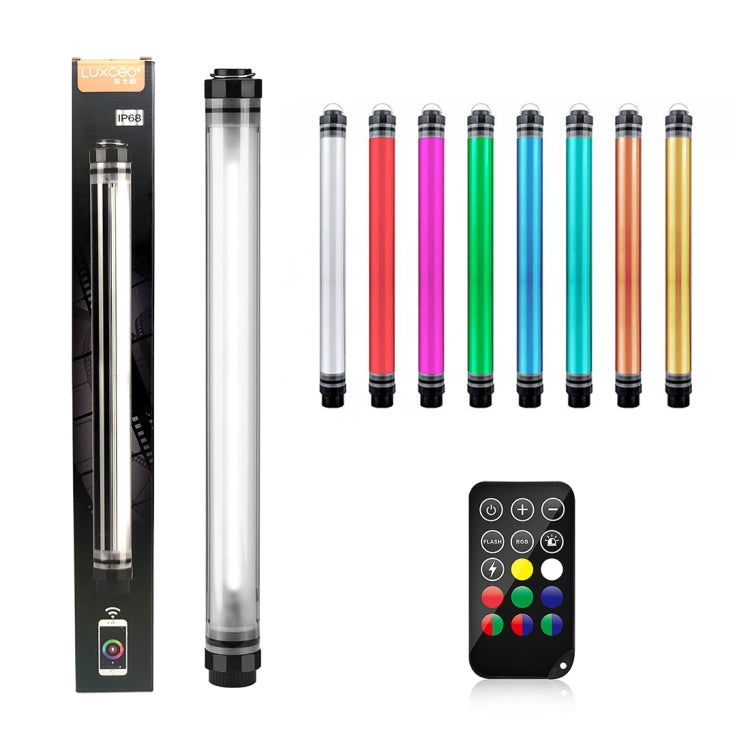 LUXCeO P7RGB Pro Colorful Photo LED Stick Video Light with Remote Control and Mobile App Integration