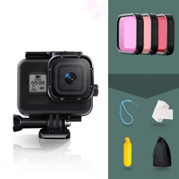 Underwater Photography Bundle for GoPro HERO8 Black with Waterproof Housing Case and Accessories