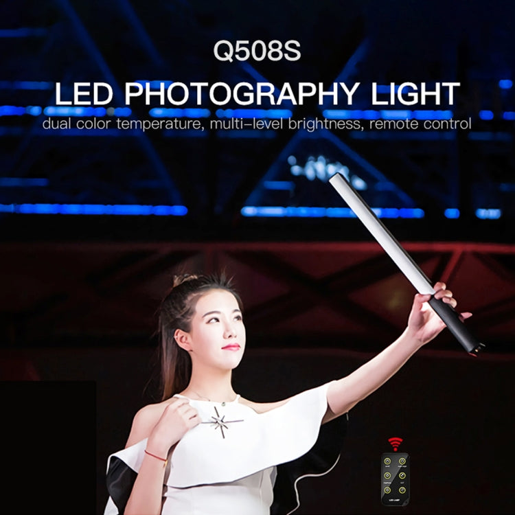LUXCeO Q508S Black Handheld LED Fill Light Flash Lighting Stick