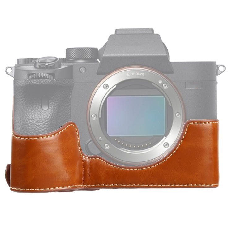 Sony ILCE-7RM4 PU Leather Camera Half Case Base