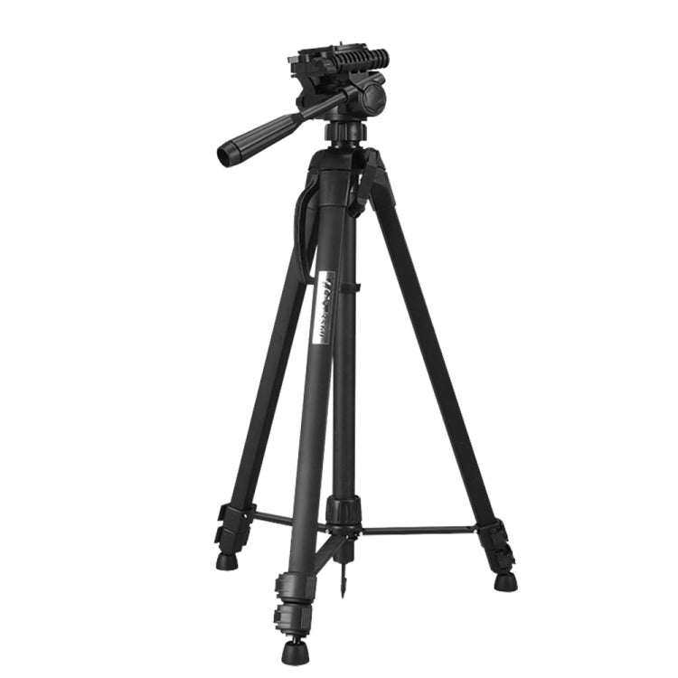 Foldable 3-Section Aluminum Alloy Tripod with Adjustable Height (Black)