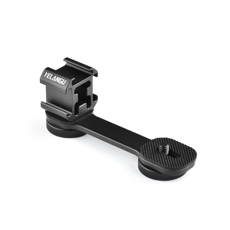 YELANGU A682 Triple Cold Shoe Base Mount Adapter - Photography and Videography Equipment Elevator