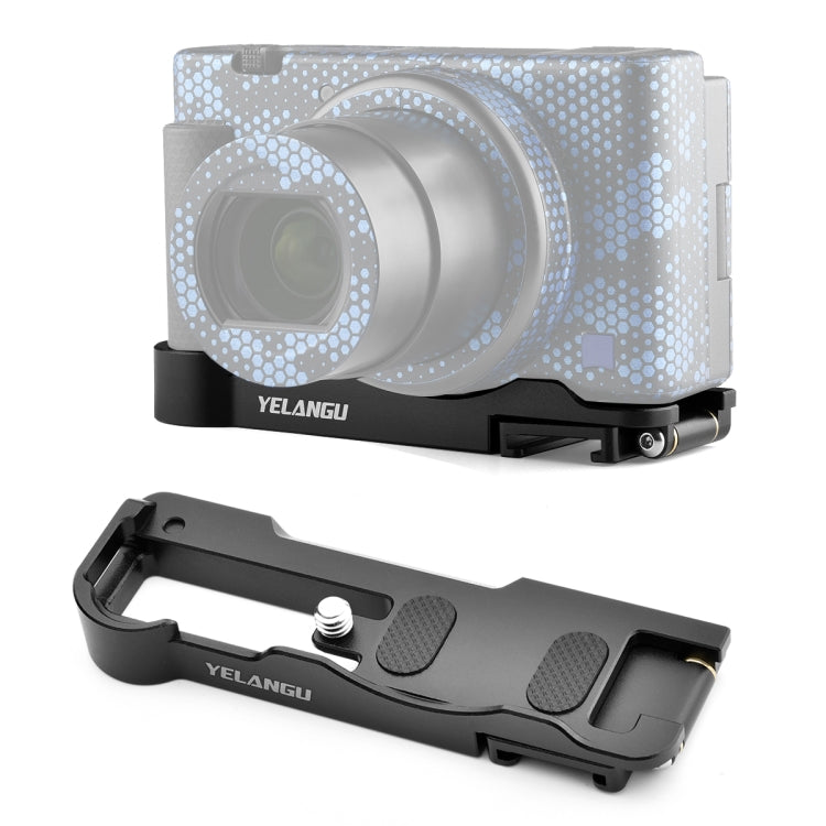 YELANGU CL12 Camera Expansion Board Base L Plate for Sony ZV-1 (Black) - Enhance your Photography Setup