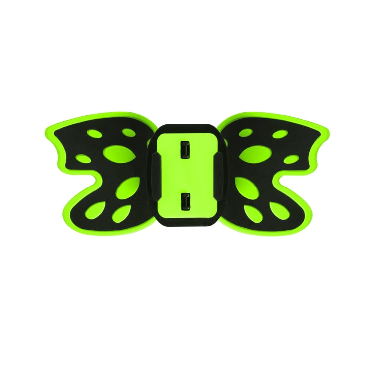 Butterfly Helmet Mount Adapter for Action Cameras (Fluorescent Green)
