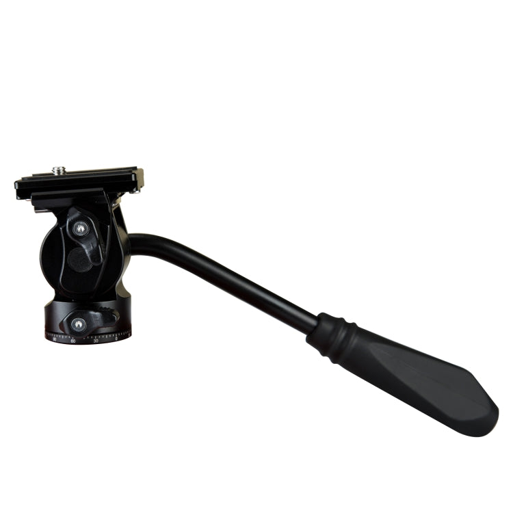 Fotopro MH-2A Compact Aluminum Video Tripod Head for DSLR & SLR Cameras (Black)