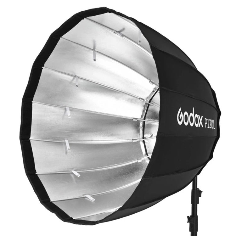 Godox P120L 120cm Parabolic Softbox Reflector for Studio Flash (Black)