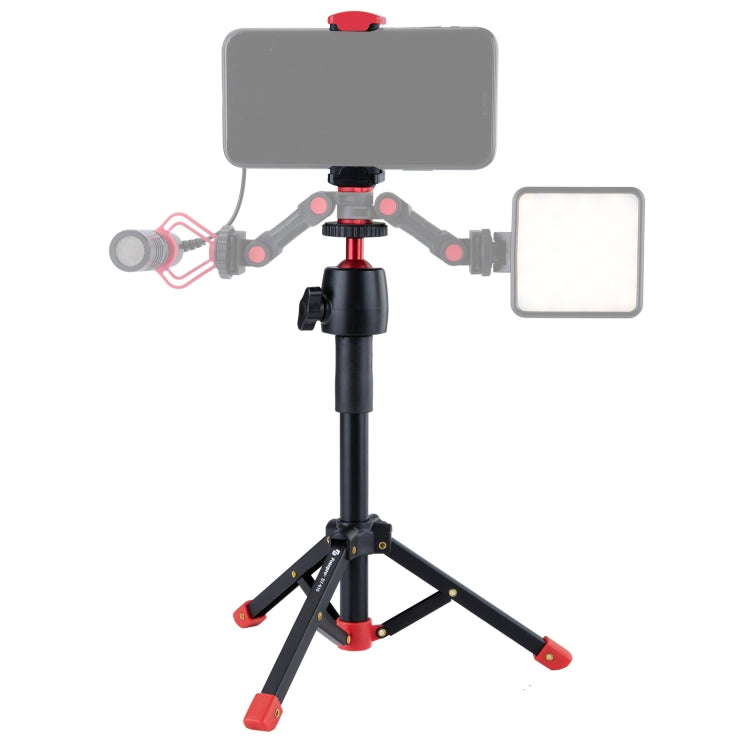 Fotopro SY-610 Desktop Tripod Mount with Ball Head & Phone Clamp for DSLR, Digital Cameras, and Smartphones