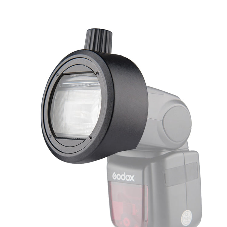 Godox S-R1 Flash Speedlite Round Shape Adapter for Creative Lighting Effects