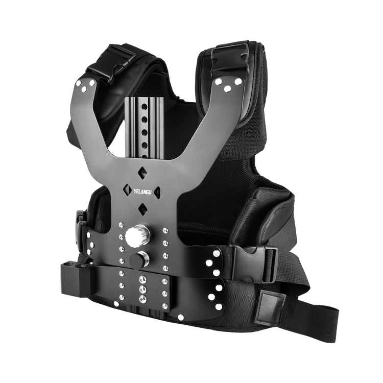 YELANGU B200-C1 Professional Dual Shock-Absorbing Camera Stabilizer Vest for DSLR & DV Digital Video Cameras (Black)