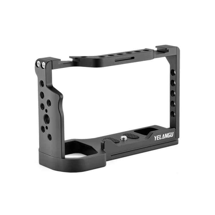 YELANGU C24 Video Camera Cage Stabilizer for Sony Alpha 7C (Black)