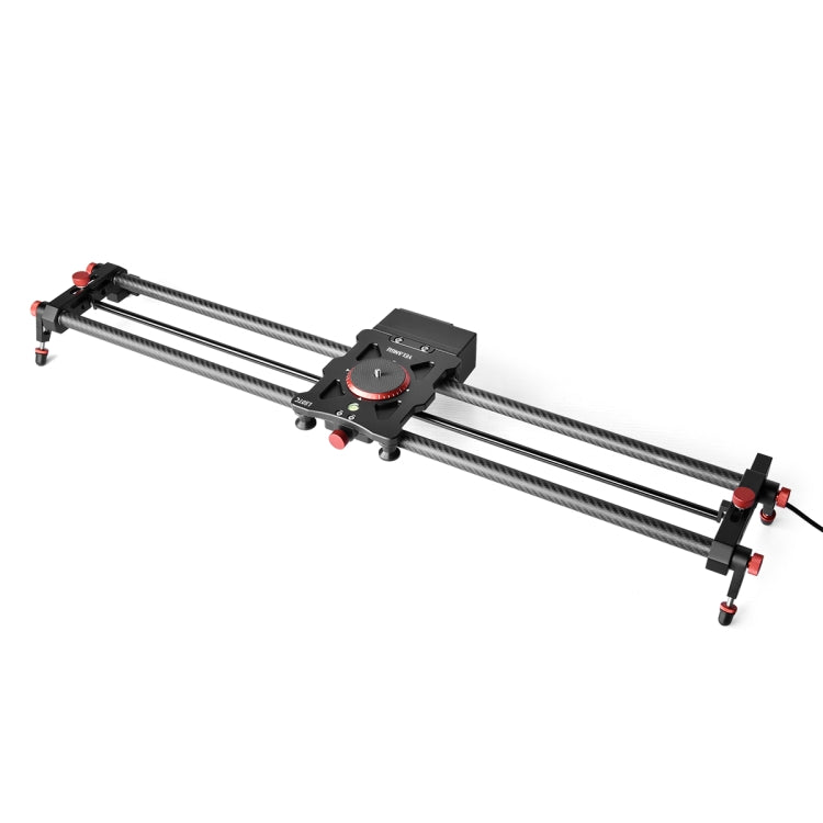 YELANGU L60TC 60cm Electrical Slide Rail Track with 2.4GHz Remote Control for SLR Cameras / Video Cameras (Black) - Professional Carbon Fiber Camera Slider with Remote Control