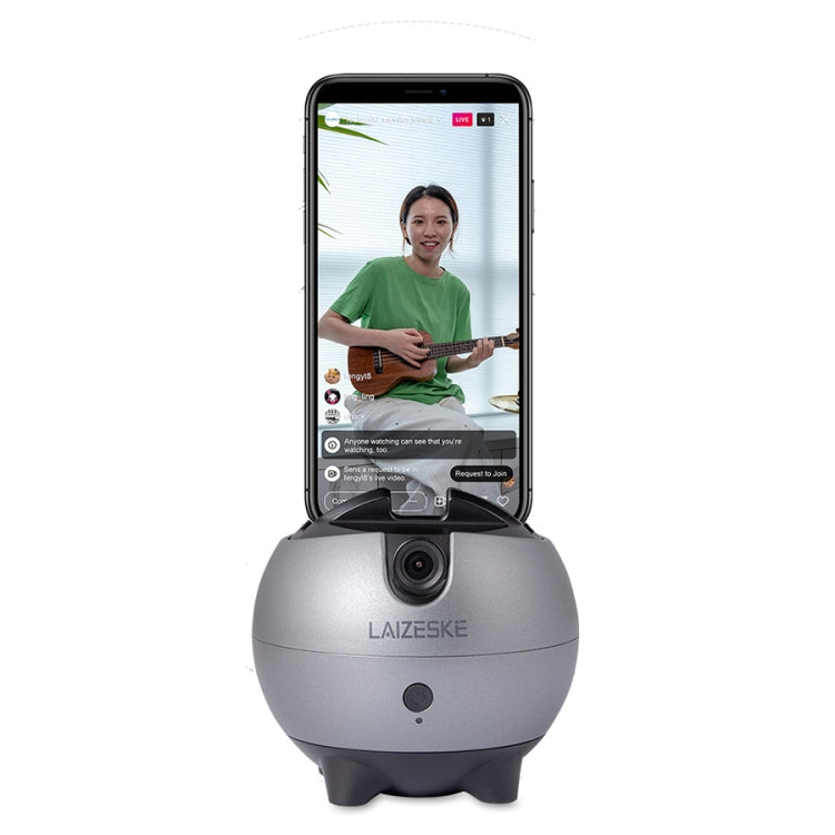 Smart Robot Cameraman LAIZESKE LA8 with 360 Degree Auto Tracking Phone Holder (Grey)