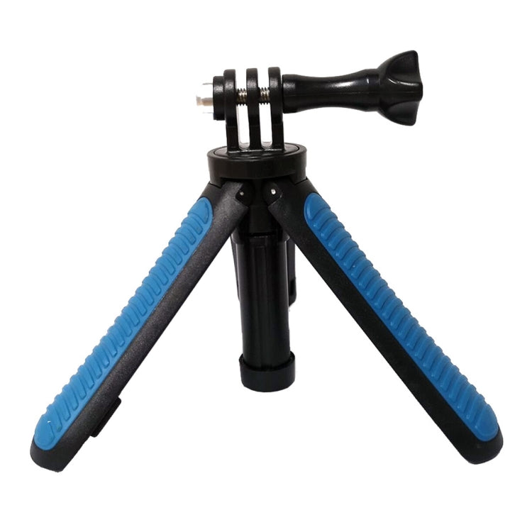 Multi-functional Blue Selfie Stick and Tripod Combo for Action Cameras