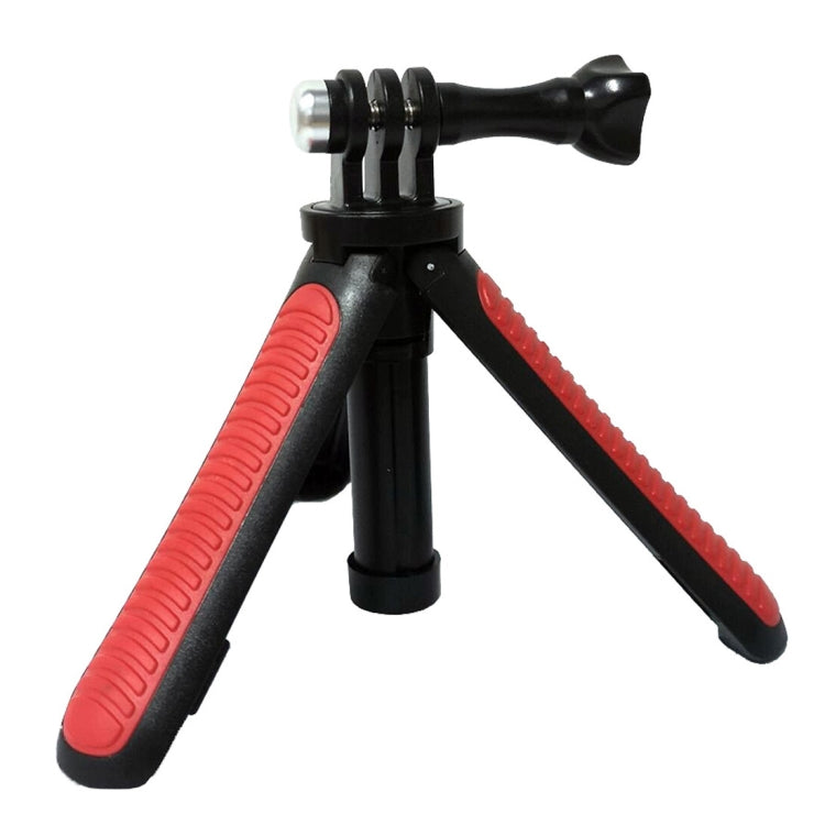 Red Multi-functional Selfie Stick Tripod for Action Cameras