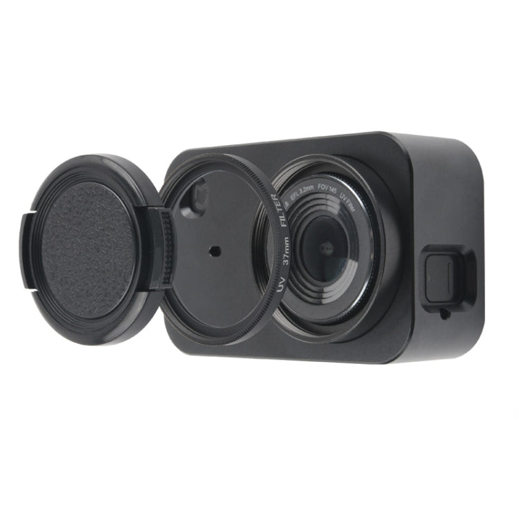 Aluminum Alloy Protective Housing Shell with 37mm Filter Lens for Xiaomi Mijia Small Camera (Black)