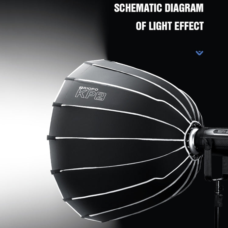 Portable 120cm Speedlite Flash Deep Parabolic Softbox Bowens Mount Diffuser