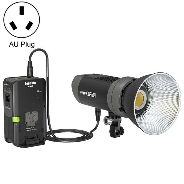 Lophoto LP-200Bi 200W Dual-Color Temperature Continuous Light LED Studio Video Fill Light (AU Plug)