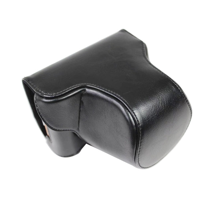 Camera Full Body Case Bag with Strap for FUJIFILM X-A7 / X-A20 (15-55mm Lens) (Black)