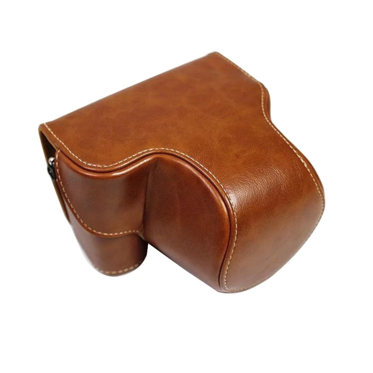 Sony LCE-7C / Alpha 7C / A7C PU Leather Camera Case with 28-60mm / 40.5mm Lens(Brown)