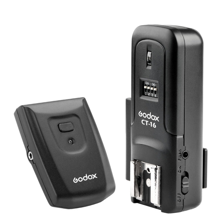 Godox CT-16 Wireless Flash Trigger Set with Universal Compatibility (Black)