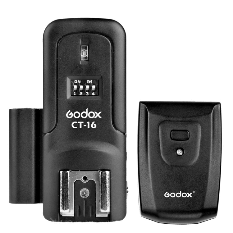 Godox CT-16 Wireless Flash Trigger Set with Universal Compatibility (Black)