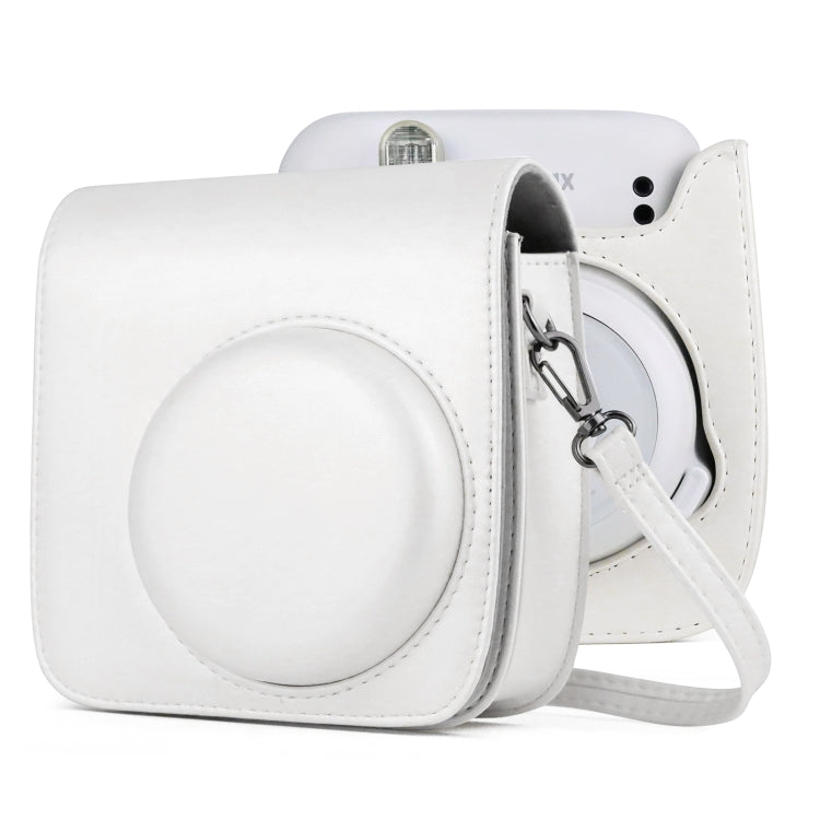 FUJIFILM Instax mini 11 Leather Camera Case with Strap (White)
