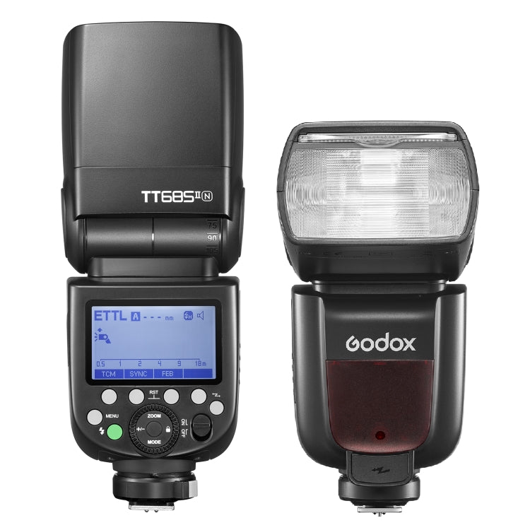 Godox TT685II-N 2.4GHz Wireless TTL HSS 1/8000s Flash Speedlite for Nikon - Black