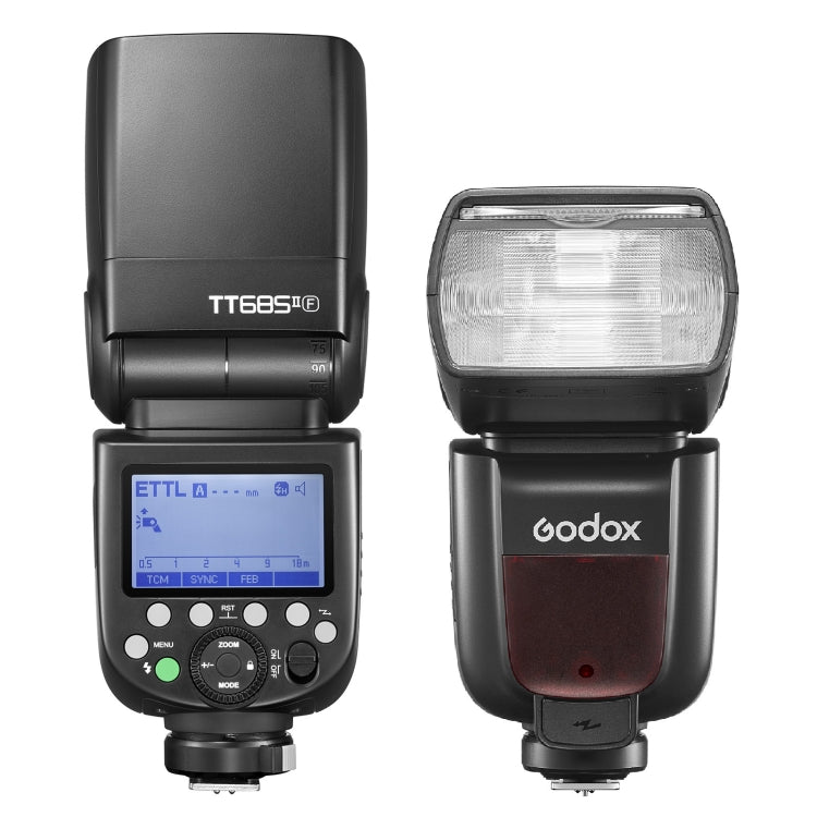 Godox TT685II-F Wireless TTL Flash Speedlite for FUJIFILM (Black) with 2.4GHz Wireless and HSS 1/8000s