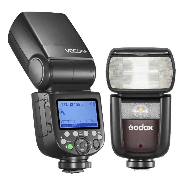 Godox V860 III-S 2.4GHz Wireless TTL II HSS Flash for Sony (Black) with Lithium-Ion Battery and Wireless X System