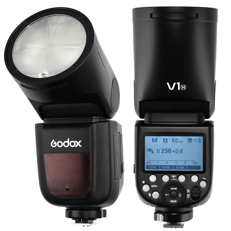 Godox V1N Round Head TTL Flash Speedlite for Nikon - Black