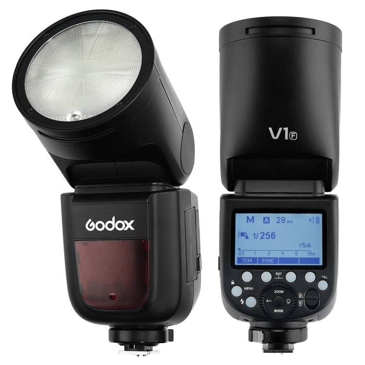 Godox V1F Round Head TTL Flash Speedlite for FUJIFILM (Black) with Advanced Features