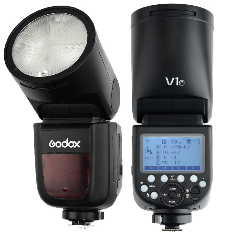 Godox V1P Round Head TTL Flash Speedlite for Pentax (Black) with Versatile Lighting Effects