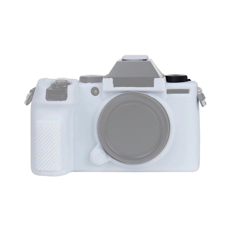 Protective White Silicone Case for FUJIFILM X-S10 Camera