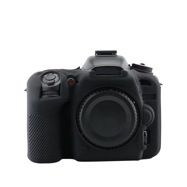 Black Soft Silicone Protective Case for Nikon D7500 Camera