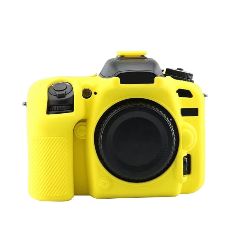 Yellow Soft Silicone Camera Case for Nikon D7500