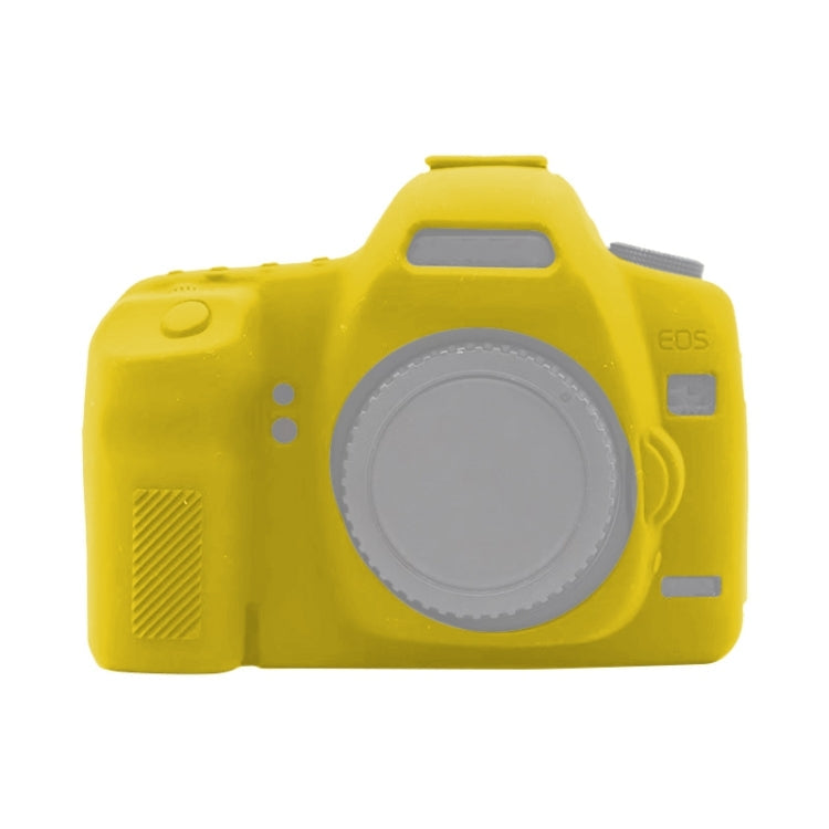 Yellow Soft Silicone Protective Case for Canon EOS 5D Mark II
