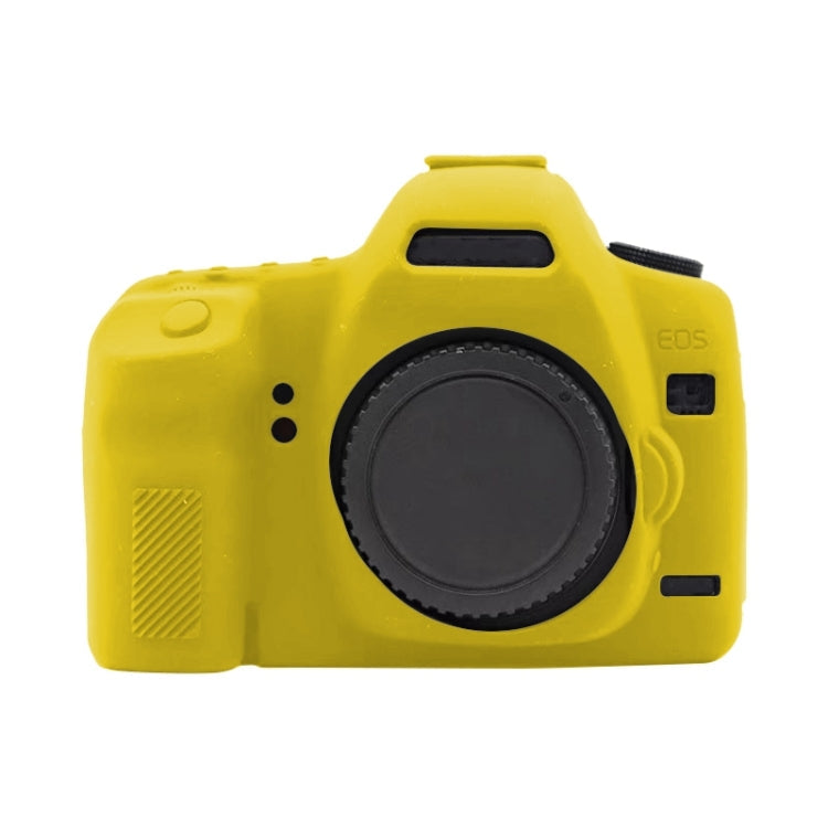 Yellow Soft Silicone Protective Case for Canon EOS 5D Mark II