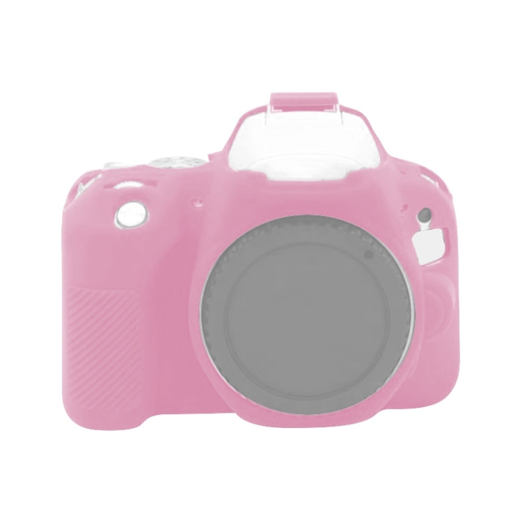 Pink Soft Silicone Protective Case for Canon EOS 200D / EOS 200D Mark II
