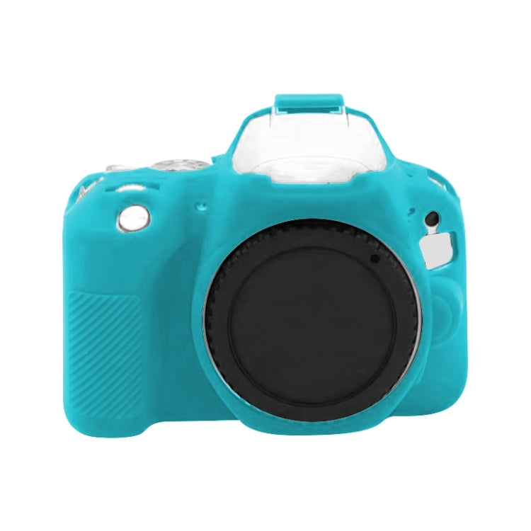 Blue Soft Silicone Protective Case for Canon EOS 200D / EOS 200D Mark II