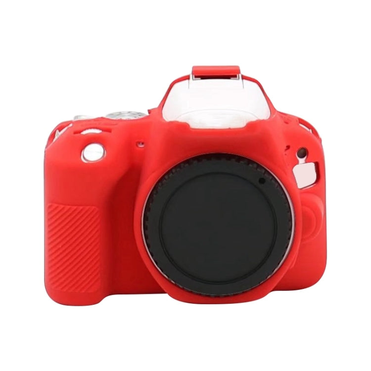 Canon EOS 200D / EOS 200D Mark II Silicone Camera Case (Red)