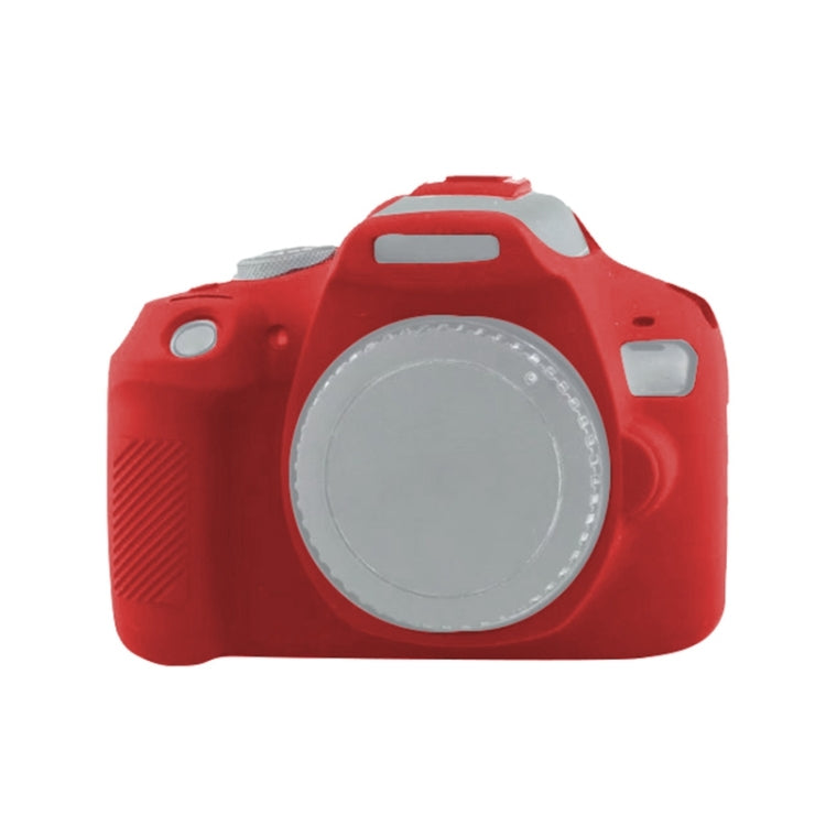 Protective Red Silicone Case for Canon EOS 2000D