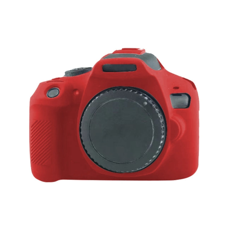 Protective Red Silicone Case for Canon EOS 2000D