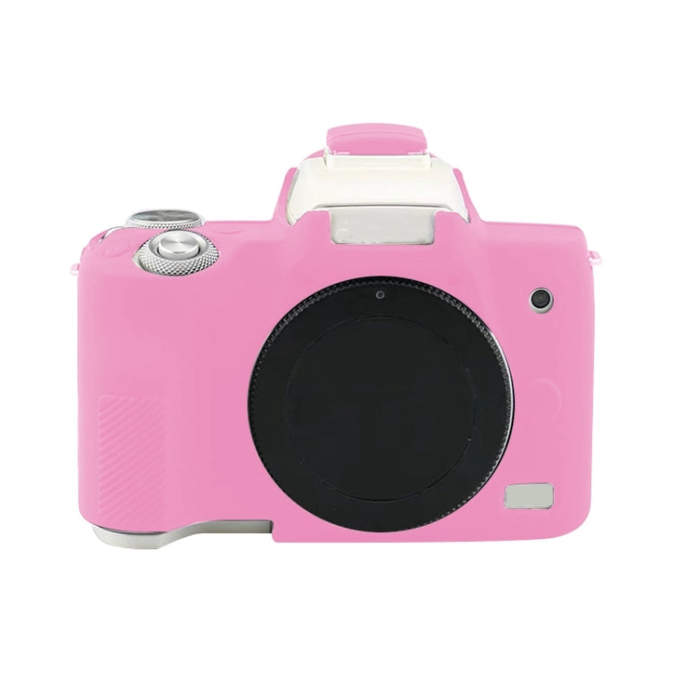 Rose Red Soft Silicone Protective Case for Canon EOS M50 Mark II / M50 II