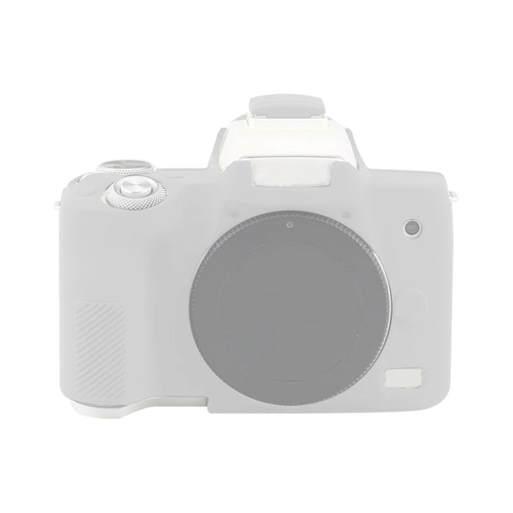 Canon EOS M50 Mark II / M50 II Soft Silicone Protective Case (White)