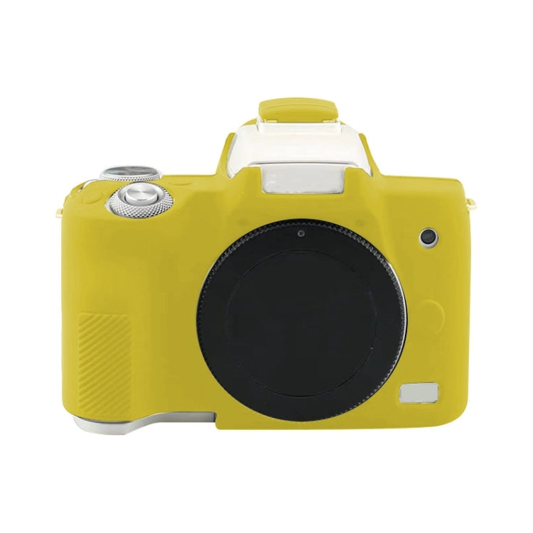 Yellow Soft Silicone Protective Case for Canon EOS M50 Mark II / M50 II