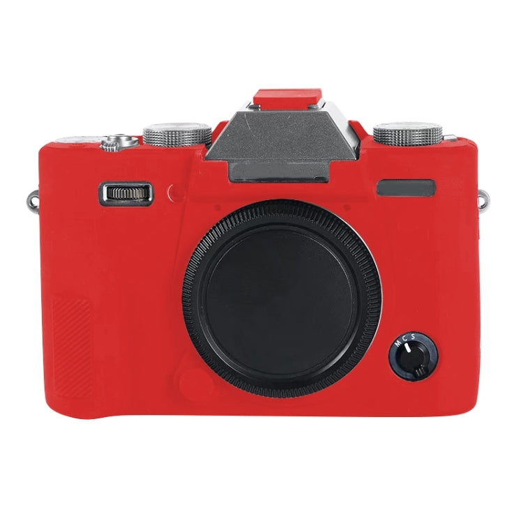 Red Soft Silicone Protective Case for FUJIFILM X-T30 Camera