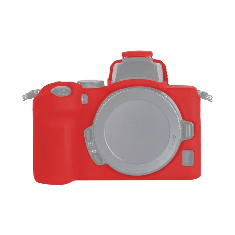 Red Soft Silicone Protective Case for Nikon Z50