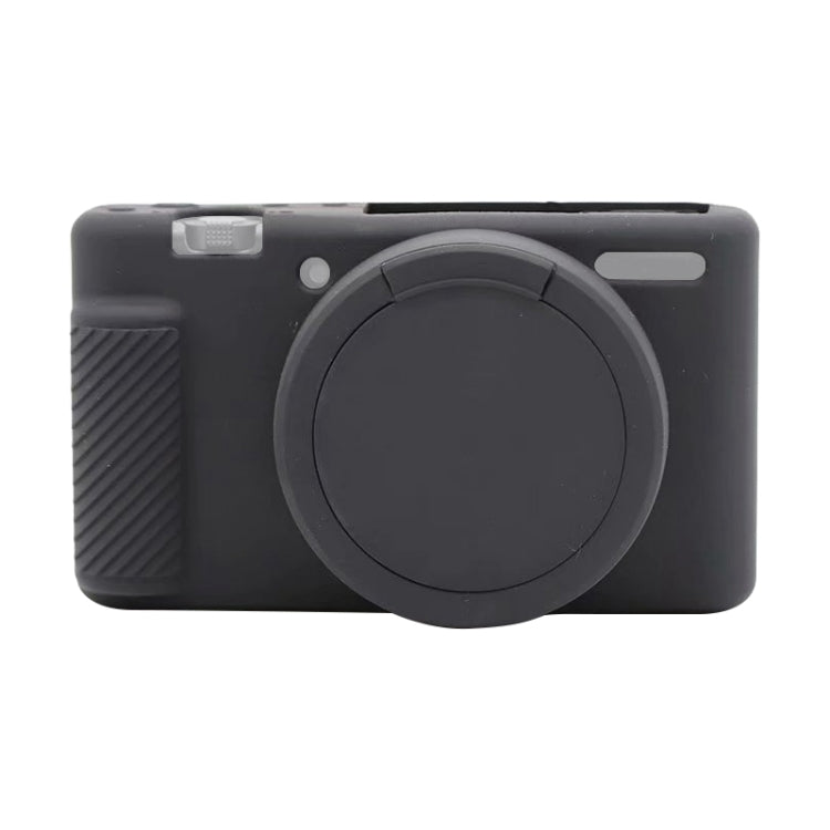Black Soft Silicone Protective Case for Sony ZV-1 Camera